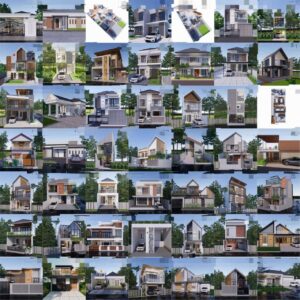 (LIMITED PROMO) Paket Diamond: 300++ Desain Rumah dan Aneka Bangunan 1, 2 dan 3 Lantai + All Bonus Produk